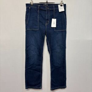 NWT CK Calvin Klein Women High Rise Boot Cut Jeans Size 14 / 32 Denim D031 -10